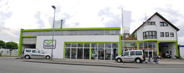 Firmengebäude der Mobilitätsmanufaktur KADOMO