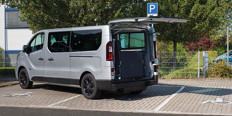 Fiat Talento Rolli-In® Seitenansicht - Rampe oben Fiat Talento Rolli-In® Seitenansicht - Rampe oben